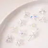 Estrella de Cinco Puntas de Vidrio Cuentas de Peces Pequeños Hechas a Mano DIY Accesorios de Decoración para Bolsos Cuentas para Pulseras Aretes Cuentas Sueltas Accesorios