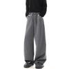 Calça Moletom Facão Estilo Old Qian Masculina Primavera Retro Reta Vertical Casual Calça Marca Tendência Estilo Americano Calça Esportiva Solta de Peso Pesado