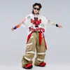 Ropa moderna de hip-hop para niños de street dance, atuendos elegantes para niños y niñas, disfraces geniales y chidos para actuaciones de percusión