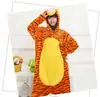 Pijama de una pieza de franela morada con estampado de panda de dibujos animados, para otoño e invierno, para hombres y mujeres, parejas, animal, Stitch, ropa de casa