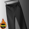 Pantalones casuales de primavera y otoño de alta gama, estilo occidental, de alta elasticidad, rectos, de negocios, resistentes a las arrugas, para hombre, 2024