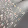 YITU Casca de Flor com Figura de Formiga Adesivo para Nail Art de Flor Pintada à Mão Decalque Decorativo para Unha com Flor Pesada e Neve Cortando YT4931