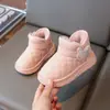 Zapatos de Algodón Gruesos Cálidos Versátiles de Invierno para Niños Zapatos para Niñas Zapatos para Caminar de Bebés y Niños Pequeños Botas de Nieve Botas de Algodón para Bebé