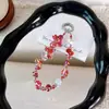 Lirio del Valle Cordón para Teléfono con Cuentas Llavero de Cristal Colgante para Bolso Accesorio para Llaves de Coche Regalo Pequeño Venta al por Mayor