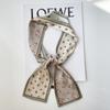 Estilo chique feminino novo boxer pequeno cachecol estilo coreano cachecol longo dupla face primavera e outono versátil estreito decorativo faixa de cabelo