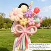 Globos Macaron 260Q Largos para Torcer, Globos de Látex Flexibles para Modelar para Ramo de Flores DIY, Decoración de Fiesta de Cumpleaños Infantil, Decoración de Escena de Eventos, Suministros para Fiestas al por Mayor