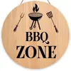 Suministro Transfronterizo Al Por Mayor Retro Barbacoa Parrillada Logotipo Tabla de Madera Pintura Restaurante Colgante de Pared Puerta Letrero de Puerta de Bienvenida de Madera