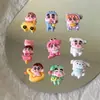 Lindos dibujos animados pequeños nuevos accesorios de resina diy pegamento de crema funda de teléfono móvil accesorios para el cabello pegatinas para vasos de agua accesorios al por mayor