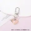 Nuevo Llavero Colgante de Cuentas Perler Gato KT Estampado de Leopardo Colgante de Lazo Lindo DIY Hebilla de Puerta Accesorios para Bolsas Adorno Colgante