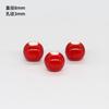 Cuentas Sueltas de Cerámica Jingdezhen Color Caramelo de 8 mm Esmalte de Color Material para Tejer Joyería DIY Pulsera Personalizada