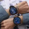 Reloj de pareja para hombre y mujer un par de moda coreana para estudiantes esfera grande casual blanco y negro estilo Harajuku personalidad creativa retro