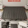 Cama de Ferro Forjado Cama Flutuante Sem Cabeceira, Estrutura Reforçada e Espessada, Cama de Solteiro Tatami 1.5m, Estrutura de Cama de Casal 1.8m