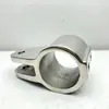 Manguitos deslizantes de cuerpo abierto marino con cubierta superior, accesorios para sombrillas de yates de múltiples especificaciones, soporte fijo, junta de tubería pesada