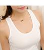 Nuevo 2025 Algodón Banda Ancha Chaleco Blanco Otoño para Mujer Talla Extra Tejido Sin Mangas Base Interior Top Exterior Delgado