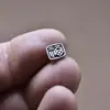 Yiluya S925 prata acessórios vintage caractere fu botão pequeno DIY pulseira de corda trançada feita à mão fecho de cauda de colar fecho de conexão