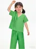 Conjunto de Doutor e Enfermeira Infantil Experimento Científico Jaleco Branco Fantasia Jardim de Infância Roupa Profissional para Role-Playing