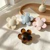 Pinza para el Cabello de Flor de Acetato de Alta Gama para Mujer, Pinza de Pico de Pato Estilo Coreano para el Fleco, Accesorio para el Cabello para Mechas Laterales