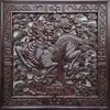 Estética de la canción Antiguo Antiguo Flor Antigua Ventana de Flores Rejilla de Flores de Madera Maciza China Decoración Montada en la Pared Vestíbulo Sala de Estar Rejilla de Ventana Nostálgica
