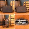 Malun mão Crossbody Small Bag Masculino europeu e americano Bolsa de ombro retro Crazy Horse Leather Masculino couro genuíno impermeável bolsa de telefone móvel