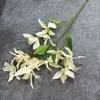Flores de simulación de boda explosiones 12 cabezas Guirnalda lirio fondo de fotografía de auditorio camino hacia fila decoración de flores flor artificial camino