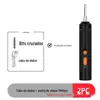 Chave de fenda elétrica recarregável doméstica mini furadeira elétrica automática pequena chave de fenda chave de fenda chave de fenda