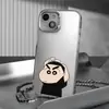 Adecuado para Apple 18Promax Estilo Caricatura de Gama Alta Shin-Chan iPhone Funda Blanda y Dura Personalización UV