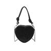 Cross-Border Niche Bright Diamond Bag for Women 2024 New Rhinestone Love Crossbody Bag Internet Celebrity Shiny Hand-Held Evening Bag