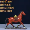 Estatueta colorida de cavalo de cobre, ornamento de cavalo Tang de cobre puro, item de artesanato, decoração colorida de cobre para casa e sala de estar, decoração de mesa, presente