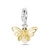 Pingente de Vaga-lume Luminoso Acessórios para Joias DIY Pulseira Banhado a Cobre Prata 925 Contas Charme Atacado