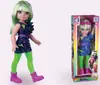 Pingente de Boneca Verde Charmosa Fashion (Cabelo)