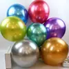Balões Metálicos Espessos de 5 polegadas, 10 polegadas, 12 polegadas, 18 polegadas, Cor Cromada, para Festa de Festival, Confissão, Aniversário, Proposta