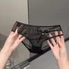 Kyoto Tea Chica Delicada~Bragas Sexys de Encaje para Mujer Puro Deseo Lazo Simple Tirantes Finos Huecos Braguitas Triángulo Juveniles