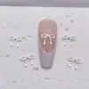 Nuevos Accesorios Dorados para Uñas con Temática de Mariposas Transfronterizos, Adornos Pequeños de Aleación para DIY, Accesorios al por Mayor