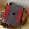Funda Magnética Desmontable para Tableta Estilo Lazo de Cereza Japonés y Coreano para Apple iPad Pro con Ranura para Lápiz, Patrón Cuadros Air, Mini