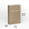 Bestseller transfronterizo: decoración de hogar minimalista adorno de libro falso, color sólido neutro rústico modelo de exhibición de libro imitación revista