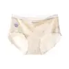 Ropa Interior de Algodón Puro Suave y Linda con Estampado de Conejo, Talle Medio Antibacteriana 10A Entrepierna Extendida Transpirable Sin Costuras para Mujer