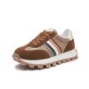 Platinum Disi Dongguan Zapatos de Comercio Exterior Piel Genuina Zapatos Forrest Gump Suela Gruesa Plantilla de Piel de Oveja Zapatos Deportivos Casuales en stock