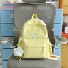 Mochila escolar estilo coreano nova para alunos do ensino fundamental II e I, séries 3-6, grande capacidade, leve, reduz o peso, fofa, adequada para o campus