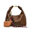 Bolsa de mão vintage da moda feminina 2024 nova bolsa de ombro casual simples design de nicho bolsa feminina de alta qualidade