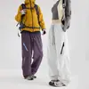 Pantalones de paracaidista anchos repelentes al agua para mujer, Pantalones cargo casuales de otoño/invierno para hombre, Pantalones deportivos de montaña desmontables