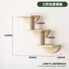 Tablero Perforado Estructura de Escalada para Gatos Nido de Gato Montado en Pared Plataforma de Salto Ahorro de Espacio Colgante de Pared Cama para Gatos Juguete de Pared para Gatos Juguete para Mascotas
