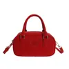 Bolsa Almofada Exquisita, Moderna e Fashion, Bolsa de Boliche Elegante Estilo Coreano, Bolsa Tote Pequena Versátil para Ombro e Transversal