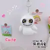 Pingente Chaveiro Fantasma Pequeno de Olhos Grandes para Halloween Pingente Criativo Peculiar de Halloween Charme para Mochila Feminina
