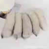 Llavero con Colgante de Cola de Zorro Hebilla Colgante para Bolsa de Joyería Peluche Exposición de Cómics Atuendo de Baile Accesorios de Performance