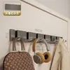 Ganchos invisibles sin taladro para paredes del baño, percheros de entrada y ganchos plegables para dormitorio