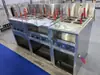 Olla Eléctrica de Gas Comercial para Platos Picantes, Cocedor de Fideos, Cocedor de Verduras, Olla Cuadrada para Cocinar Wontons, Cocedor de Dumplings, Cocedor Eléctrico de Fideos