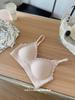 Ropa Interior Seamless Duo Duo Trufa para Mujeres con Pecho Pequeño, Recogida de Senos Secundarios, Anticaída, Sin Varillas, Copa Fija de Encaje Puff