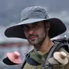 Sombrero de Senderismo de Mezclilla para Exteriores, Sombrero de Sol Unisex de Verano con Ala Ancha, Protección UV, Sombrero de Pescador Estilo Coreano