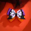 Accesorios para el Cabello de Halloween Transfronterizos Nuevo Estilo Lazo Pinza para el Cabello de Murciélago Negro Dulce y Genial Accesorios para el Cabello de Fiesta Diadema Pasador para Mujeres