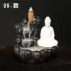 Quemador de Incienso de Flujo Inverso Tathagata de Cerámica Nueva Transfronterizo Pequeño para Principiantes Humo de Flujo Inverso Quemador de Aromaterapia Adornos Artesanales para Sala de Té en Casa